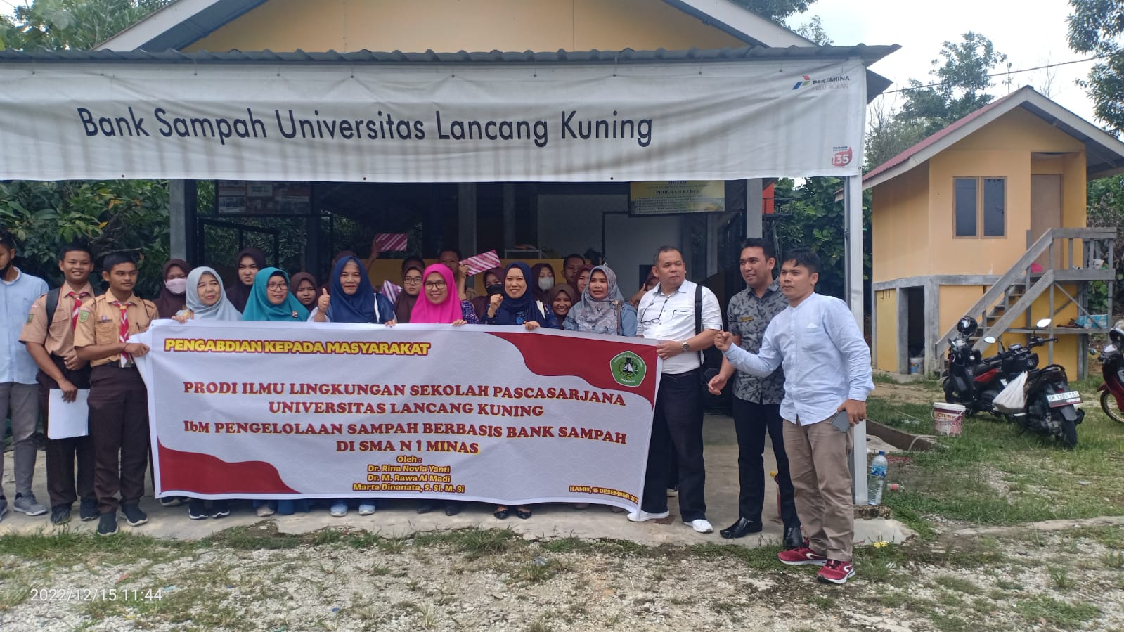 Ketua Prodi Magister Ilmu Lingkungan Sekolah Pasca Sarjana Unilak Sosialisasikan Pedoman Pembentukan Bank Sampah