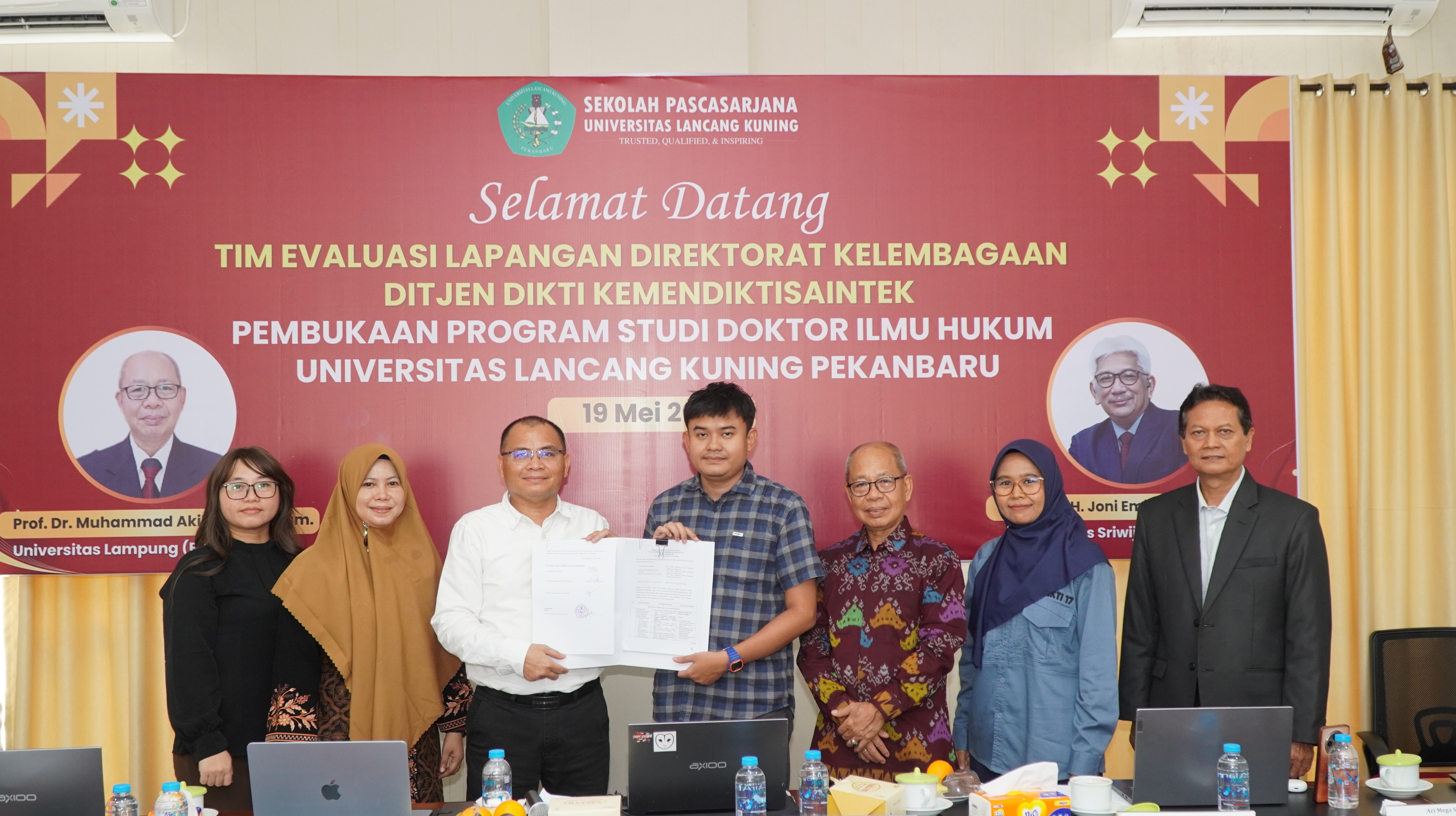 Universitas Lancang Kuning Gelar Evaluasi Lapangan untuk Pembukaan Program Studi Doktor Ilmu Hukum