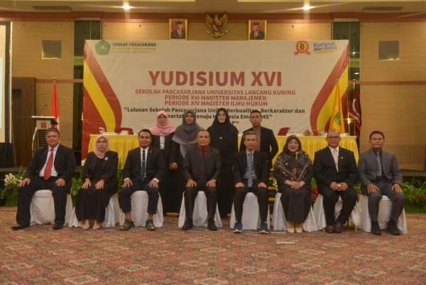 Yudisium XVI, Sekolah Pascarjana Unilak Luluskan 191 Mahasiswa Magister Ilmu Hukum dan Magister Manajemen